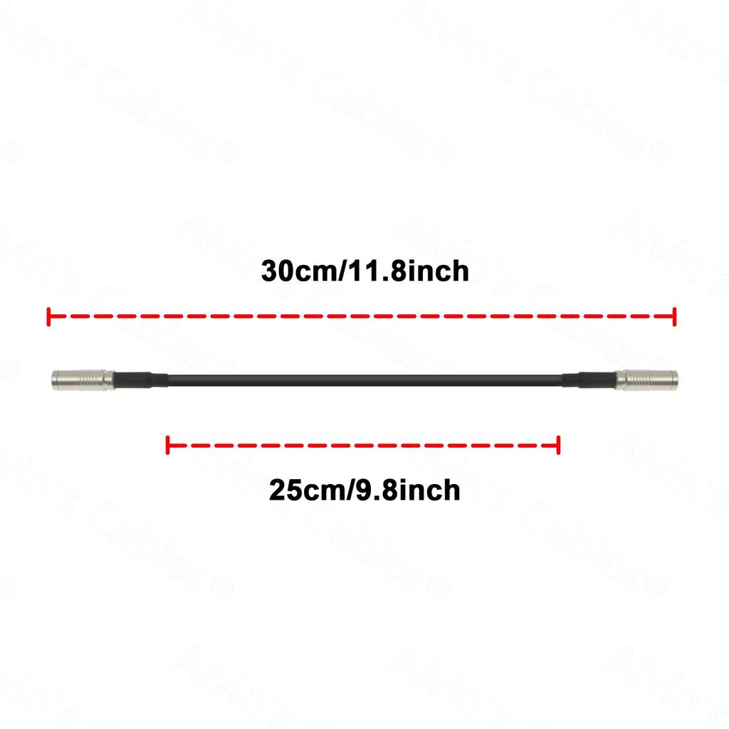 Cables Timecode Cable for Canon R5C Atomos Ultrasync One Straight DIN To DIN Timecode 30cm 12 Inches Alvin's Cameras, Cable,