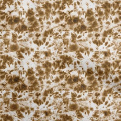 Cotton Flex Brown Fabric Tie Dye Quilting Supplies Print Sewing Fabric By The Yard 40 Inch