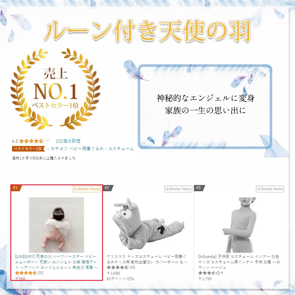 LIKENNY Asas de Anjo, Bebê de Meio Aniversário Recém-nascido, Fantasia de Anjo Fofa, Arte de Dormir, Faixa de Cabeça, Conjunto de Anjo, Adereço para Foto de Recém-nascido, Sessão de Fotos de Palco (Branco)