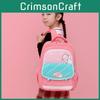 Adorable Cartoon Oxford Fabric Kids Backpack Unisex Lightweight Spine Protection