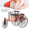 1/12 Scale High Simulation Retro Cycle Rickshaw Model Beautiful Easy Assembly Vintage Bike Model Mini Tricycle Decoration for Home