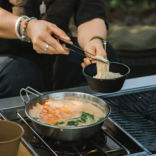 Thous Winds Yakiniku Tongs Clever Tongs Kitchen Tongs BBQ Tongs Outdoor Camping Barbecue Grilled Meat Deep Frying