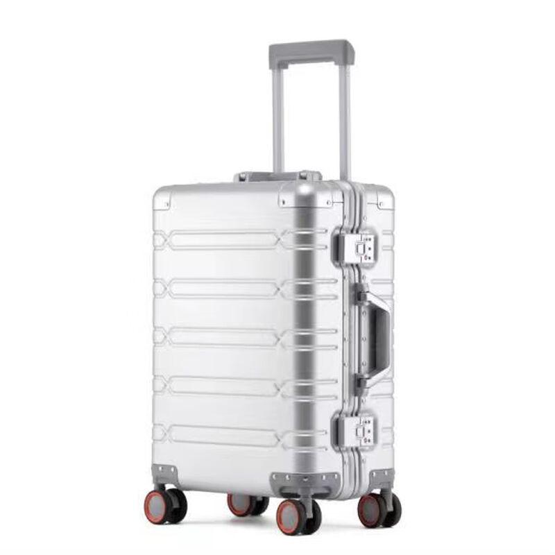 Omanfei All-Aluminum Magnesium Alloy Spinner Luggage 20 inch