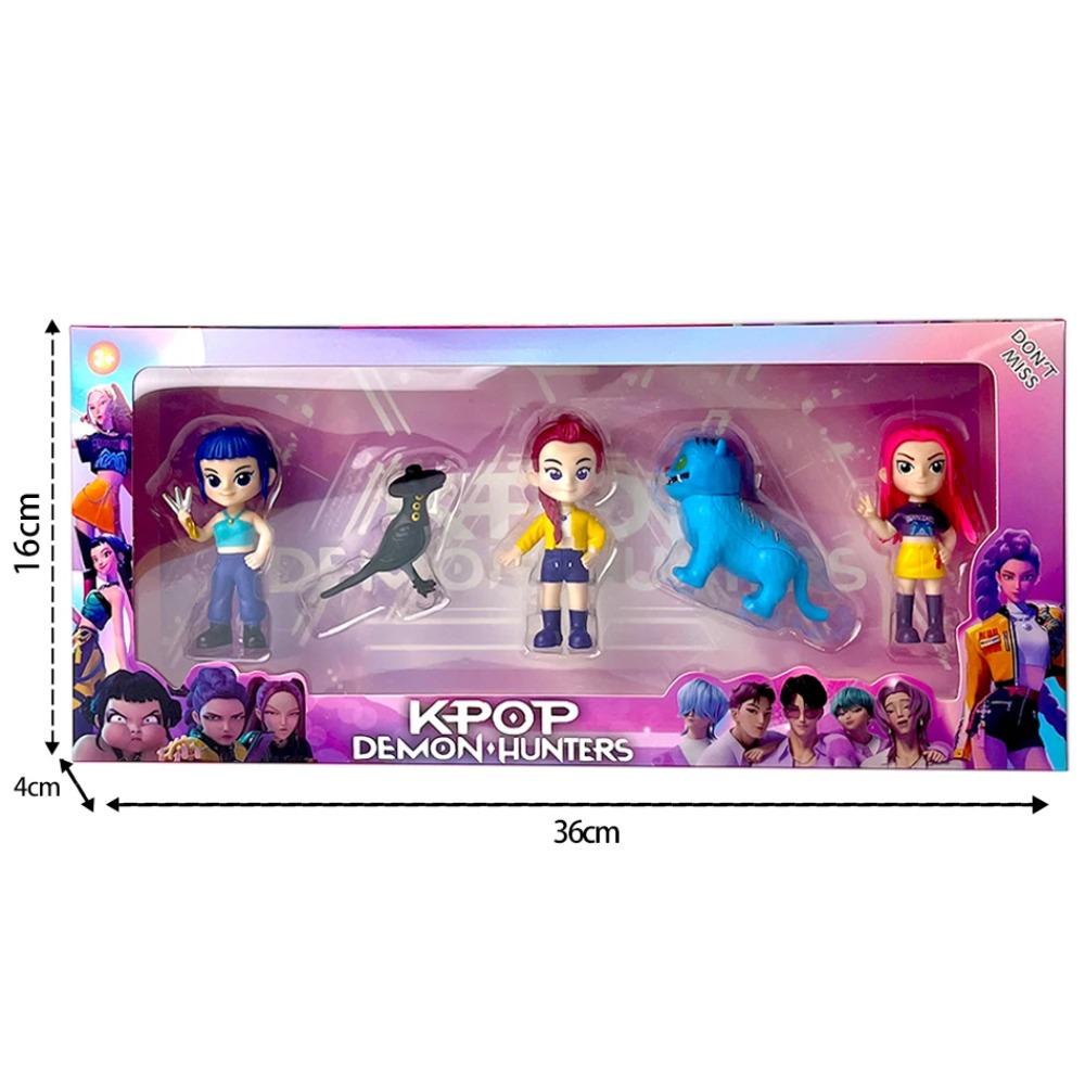 

2026 Hot Kpop Devil Hunter Rumi Zoe Mira anime polyvinyl chloride character collection desktop trinkets Childrens Gift