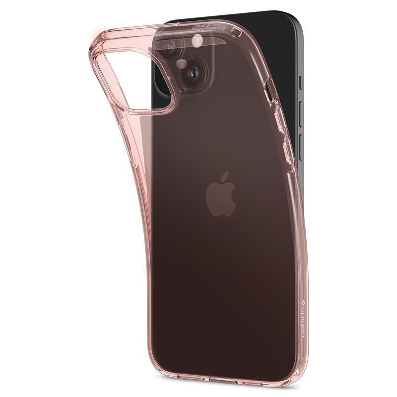 Spigen Crystal Flex Case for iPhone 15 Plus - Pink/Clear