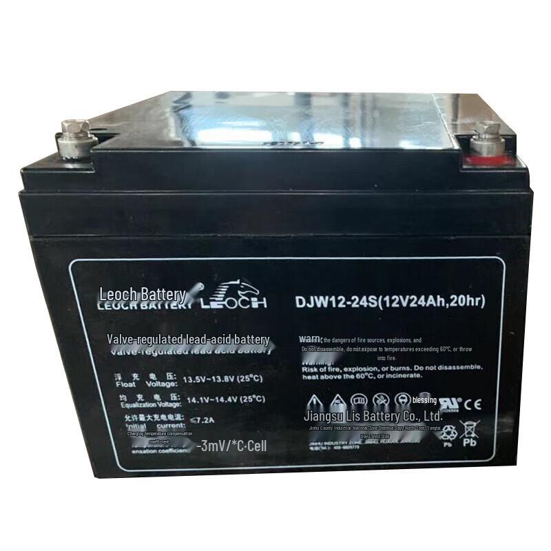 LEOCH DJW12-24S UPS Maintenance-Free Battery CN plug (adapter included)