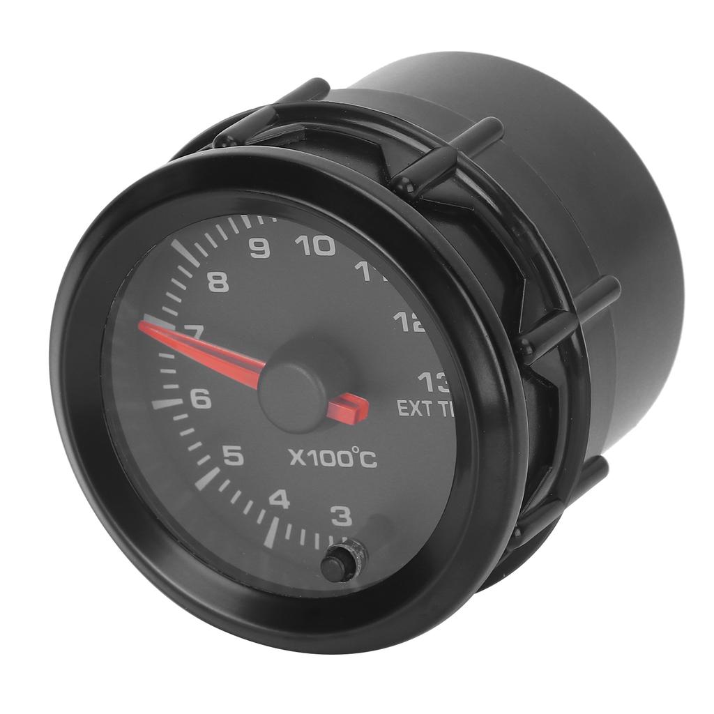 Exhaust Gas Temperature Meter 2in52mm 300?1300 Celsius  7 Color Backlight DC10?15V for 12V Cars with Sensor