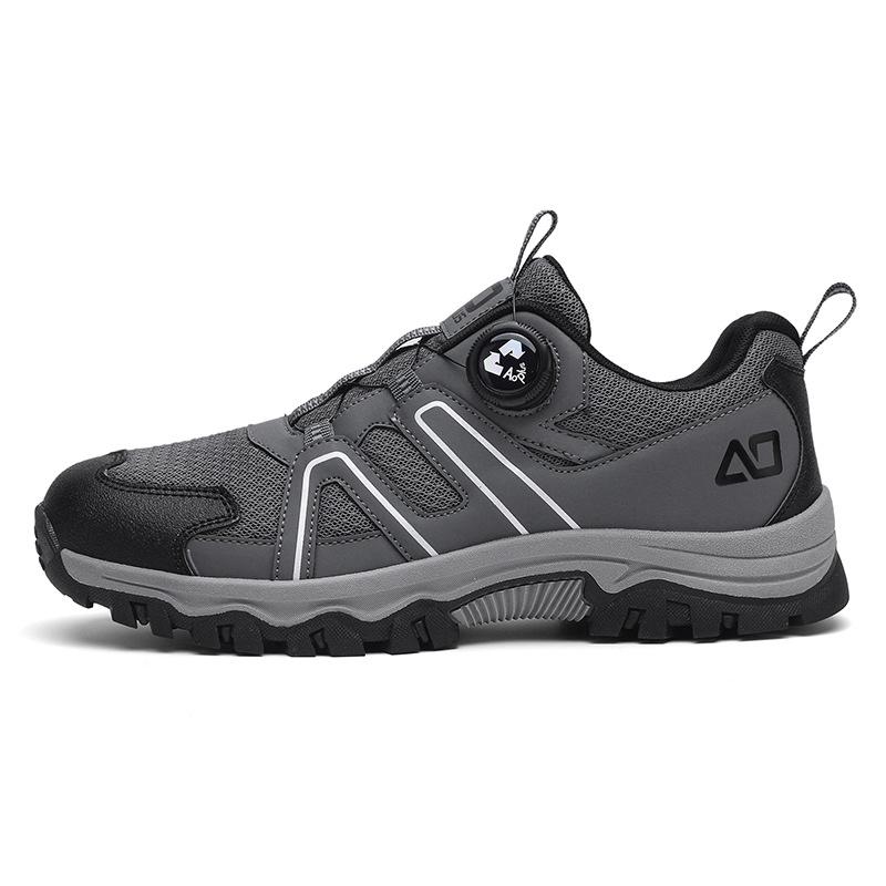 Side rotating button sports shoes Outdoor light non-slip wear-resistant mountaineering shoes Casual shoes