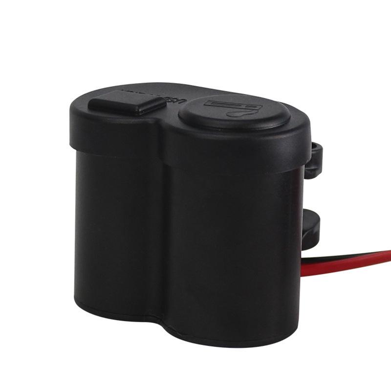 Waterproof USB Motorcycle Handlebar Charger with Lighter Adapter Power Supply Socket for Phone Mobile Motorbike Accessories