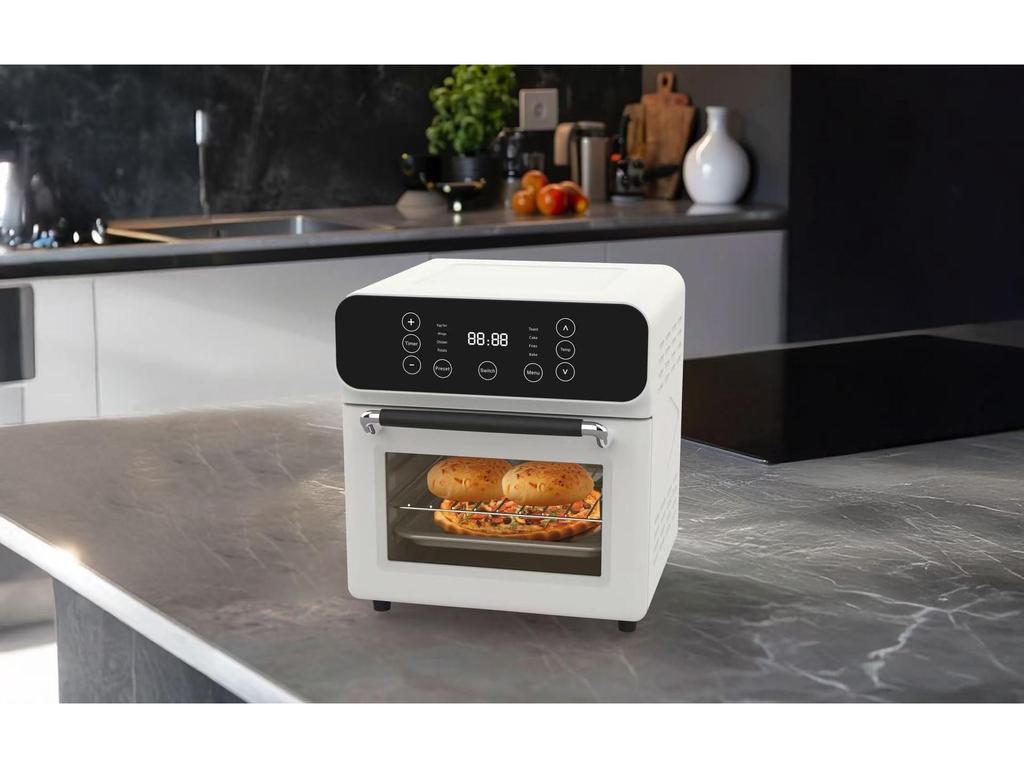 Koreansk Airfryer 110V Multifunktionel Elektrisk Frituregryde, Stor Kapacitet Pommes Frites Maskine