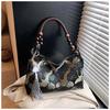 IELGY Summer Shoulder Armpit Bag Large Capacity Commuter Portable Bucket Bag