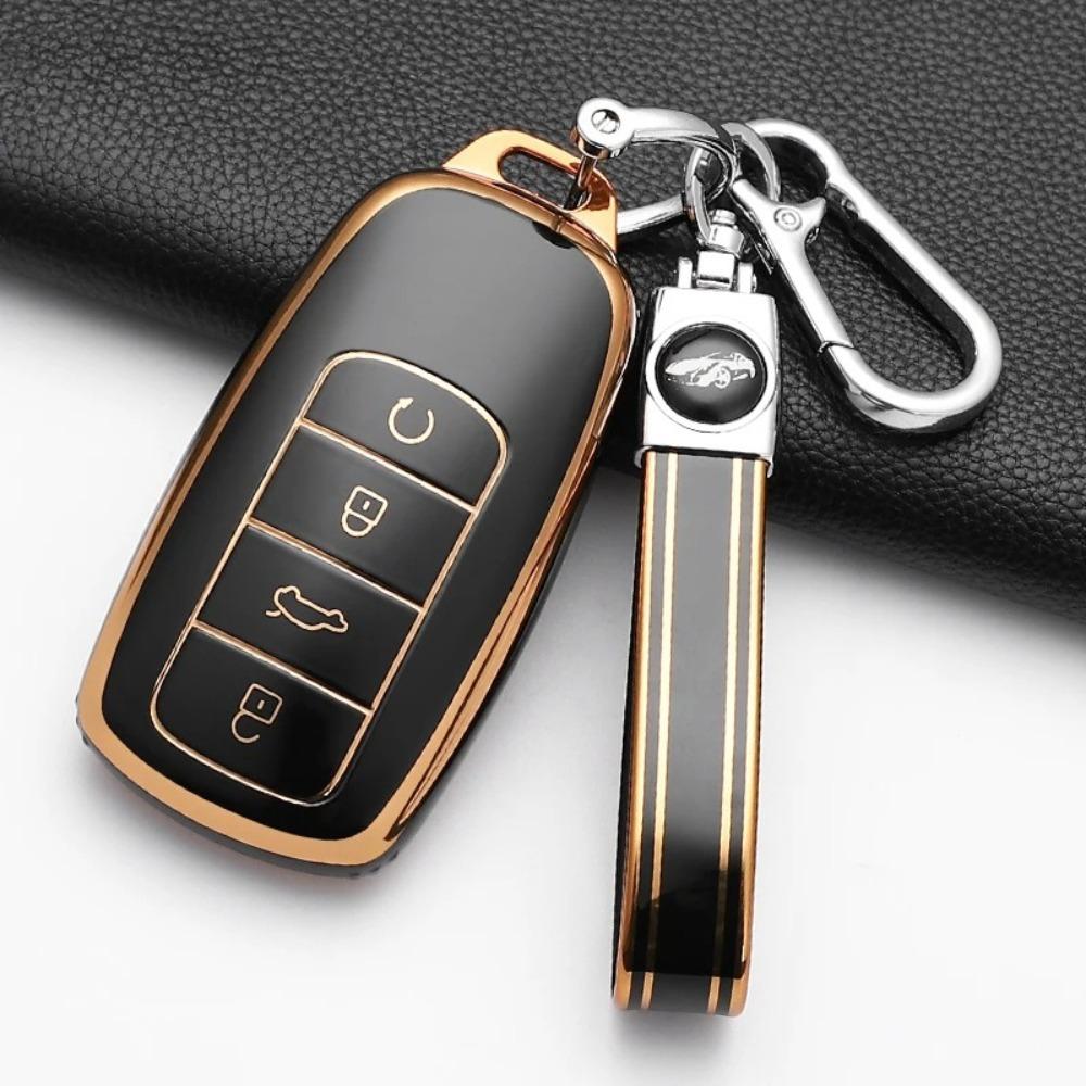 Fashion TPU Car Smart Key Case Cover for Chery Tiggo 8 Pro Tiggo 8plus New 5 Plus 7pro Chery Tiggo 7 Pro Max Omoda 5 C5 Keychain