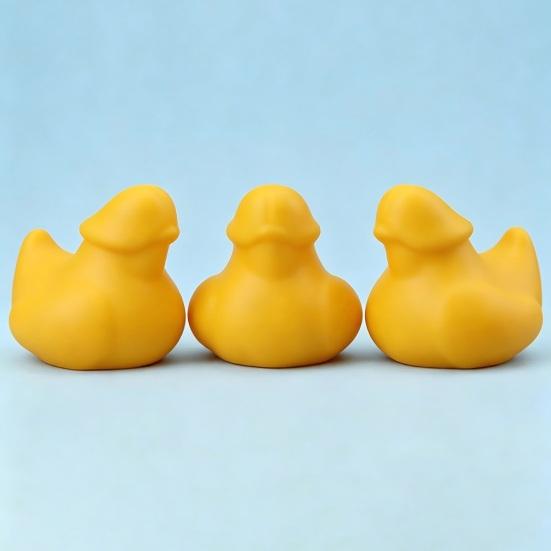 Harmless Prank Duck Toys 3D Printed Funny Figurine, Cute Hilarious Ornament, Mini Humorous Tabletop Ornaments Toy for Car Dashboard Bathroom