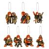 Monkey Keychain Cute Baby Monkey Acrylic Charm 2D Monkey Holding Plush Toy Hanging Pendant for Backpack Purse Car Keys
