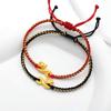 Fashion Hand Braided Dragon Lucky Bracelet Bangle Women Men Red Rope Best Friends Lovers' Gift Bracelet Size Adjustable