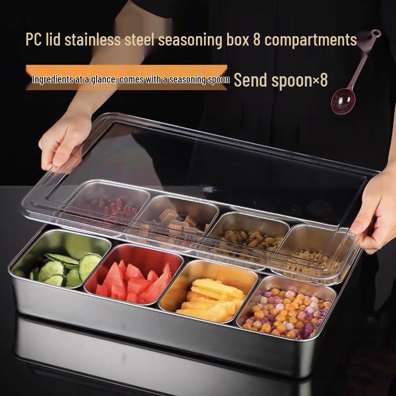 777 Stainless Steel Commercial Kitchen Ingredient & Spice Organizer