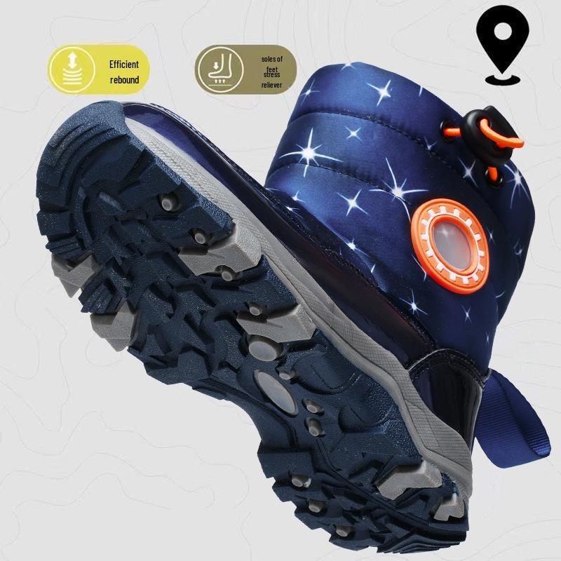 Children's Non-Slip High-Top Winter Snow Boots - Warm, Cute, Stylish for Girls