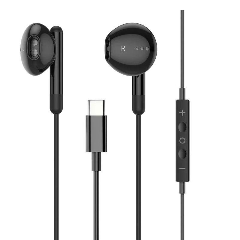 Cross-Border Type-C In-Ear Wired Earphones with Mic, High-Definition Stereo Sound, for Mobile Phones