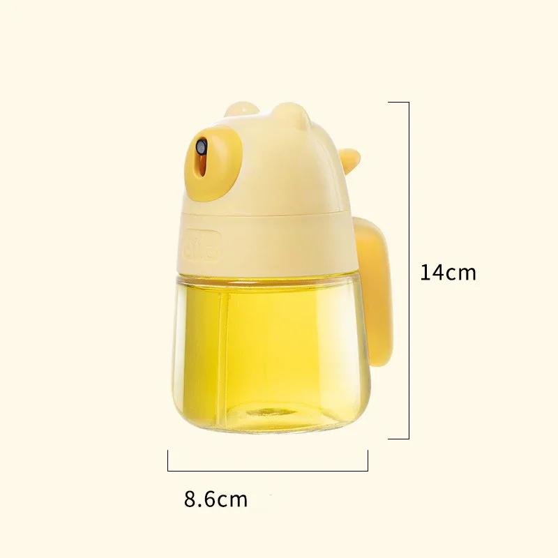 1pc Glass Oil-sprayed Bottles Are Atomized Leak-proof and Oil-free for Air Fryer Kitchens Gourmet Cooking Tools