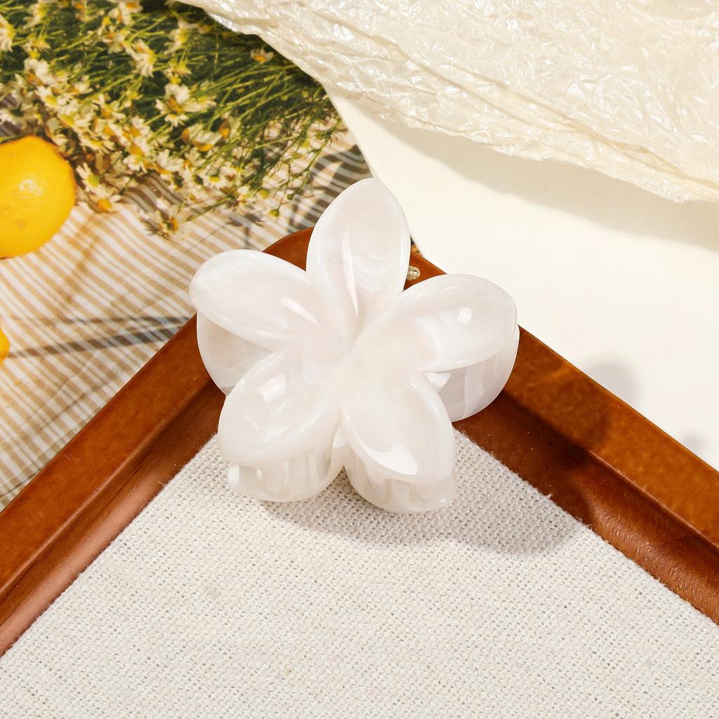 Hawaiianische Farbverlauf Haarspangen Marmor Blume Haarklammern Frauen Kleine Größe Mode Kopfschmuck Haarnadel Krabbe Haarspange Haaraccessoires