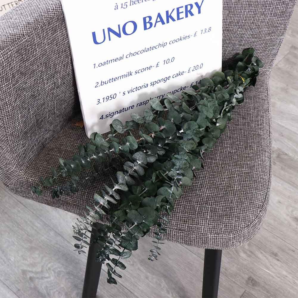 10 Pcs Real Leaves Hanging Dried Eucalyptus 22 inch Green Artificial Plants Flowers Made From Fresh Eucalyptus Large