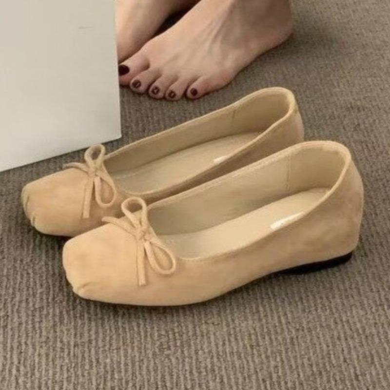 

Мода Мода Замшевые Женские Балетки Дизайнерские Элегантные Туфли-лодочки с Бантом 2025 Осень Новые Повседневные Кроссовки Комфортные Мягкие Женские Кроссовки 40 хаки