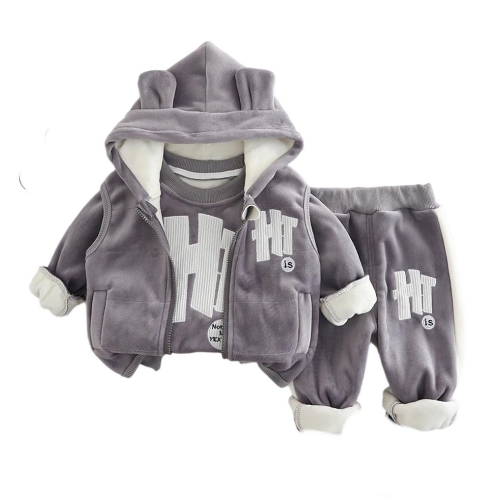 Kids Casual Long-Sleeve Set, Comfortable Daily Wear Outfits