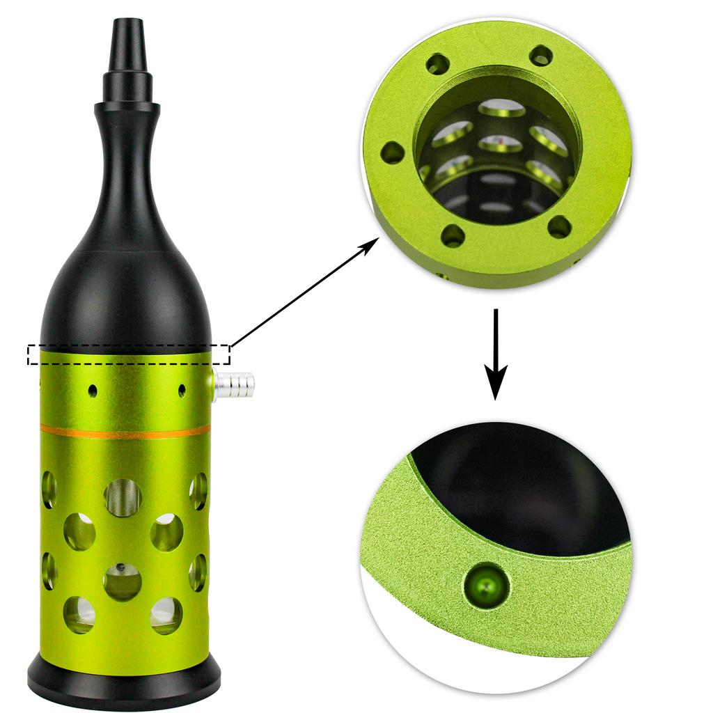 New Style Travel Hookah Set Include Classic Tongs LED Light and Glass Base Nargile Chicha Shisha Accessories Portable Hookah