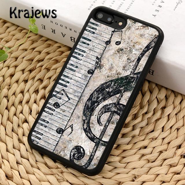 

Krajews Piano keys Vintage Music Notes Soft Phone Case For iPhone 17 Air 16 15 14 plus 11 12 13 pro max coque Fundas iPhone 13