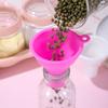 8Cm Silicone Wide-Mouth Funnel Milk Powde Bean Funnel Large-Caliber Multi-Function Wine Leak Oil Leak Kitchen Accessories
