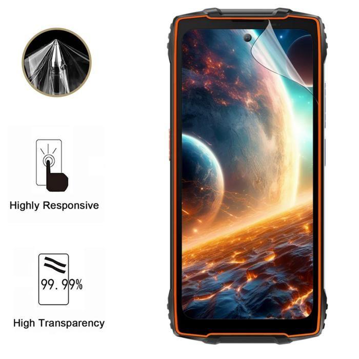 Screen Protector for Blackview BV8200 [2 Pack] Ultra Thin Resistant Protective Plastic Film Phonillico®