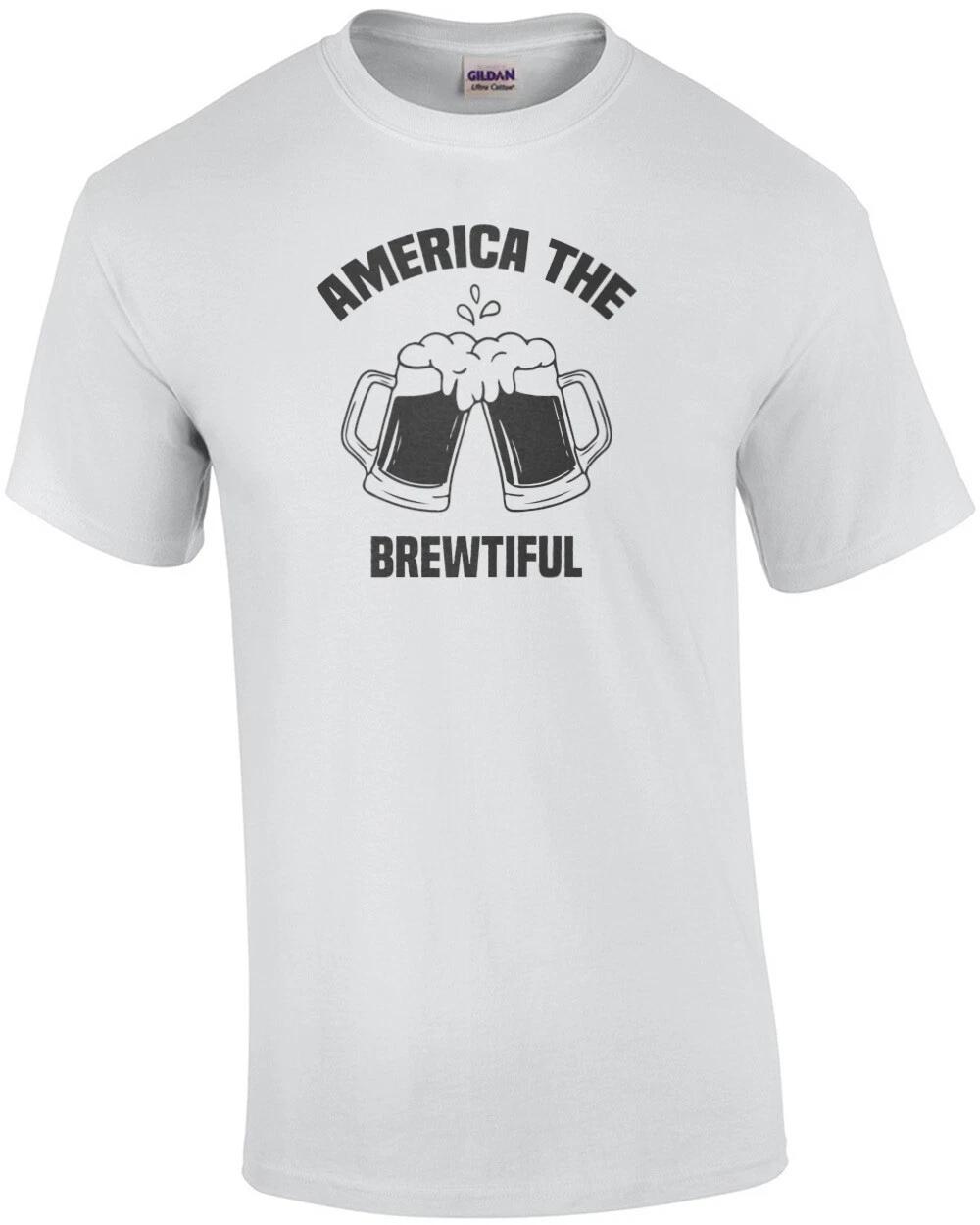 America The Brewtiful - Beer T-Shirt 2XL