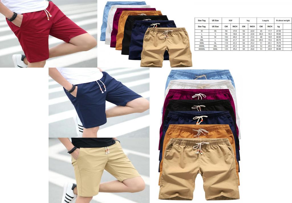 Premium Quality Men's Cargo Shorts Summer Pants Features Comfortable Pockets