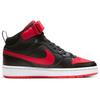 Nike Court Borough Mid 2 Black University Red GS Sneakers CD7782-003