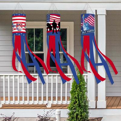 Amerikanische Flagge Windfahne 4. Juli Dekorationen Unabhängigkeitstag Wetterfeste Flagge Patriotische Dekoration für Garten Hof