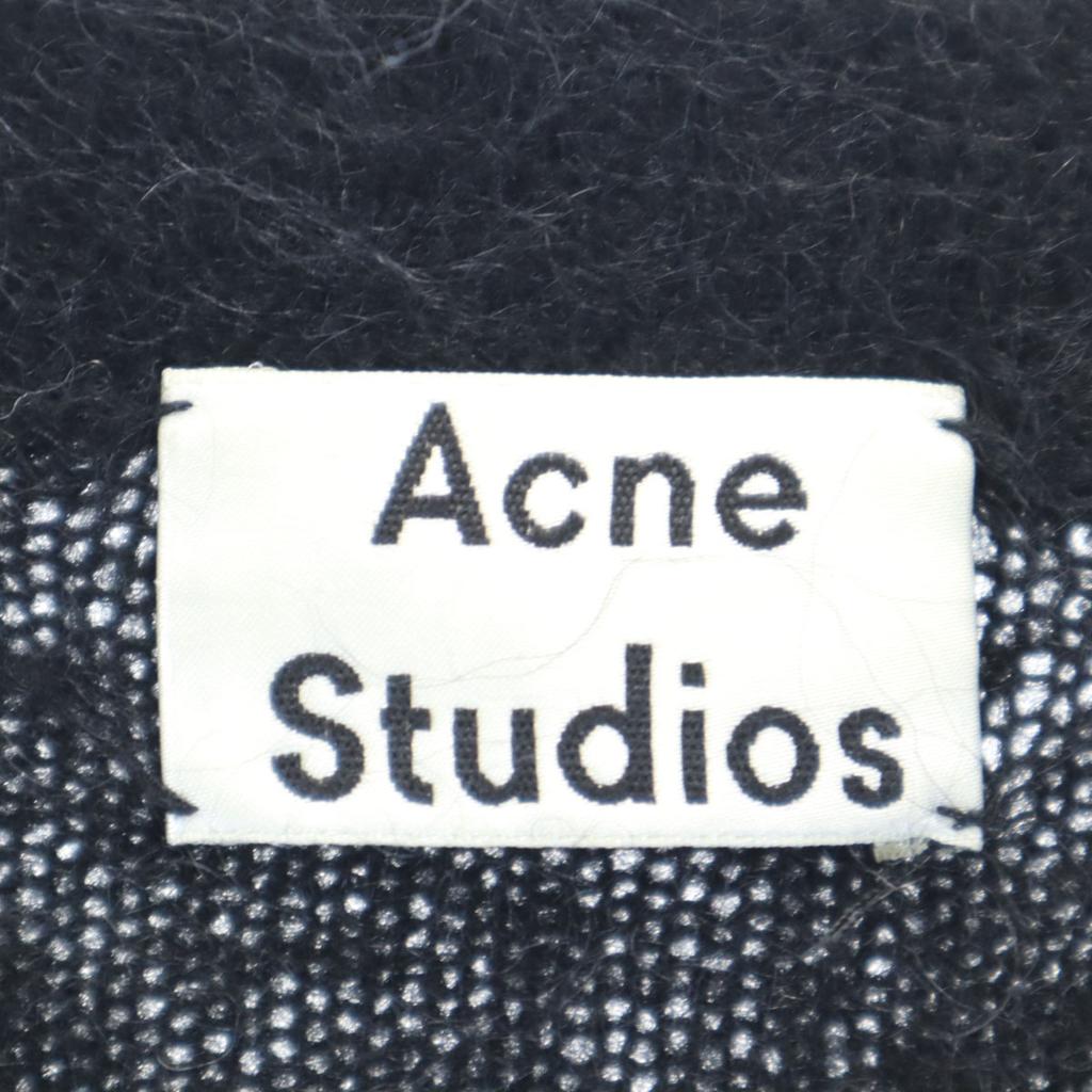 Acne Studios Long sleeve Long Shaggy knit cardigan XXS black Women Used