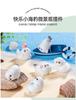 6 Stück Mini-Seelöwen Harz Miniaturfiguren Mikro-Landschaft Kleiner Seelöwe DIY Aquarium Dekoration Feengarten Heimdekoration