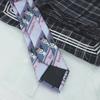 Trendy Arrowhead Type Tie With Kuromi And Sanrio Stripes