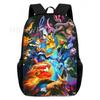 Cartoon Pikachu Backpacks Print Primary Software Backpacks for Boy and Girls Best Gifts Lightweight Cartoon School Bag for Kids