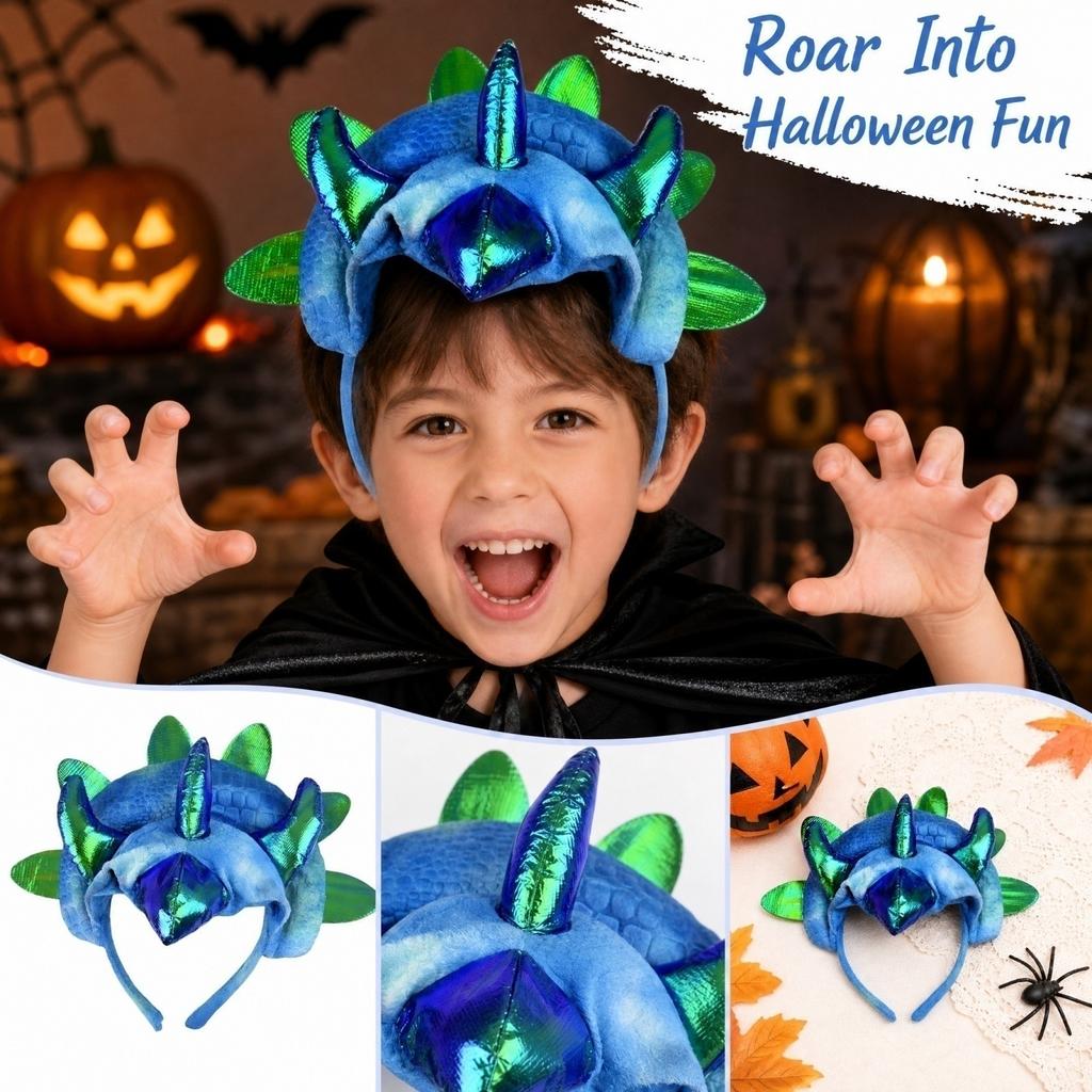 Kids Headband Halloween Costume Accessory for Dinosaur Dress Up