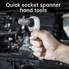 1/4”Ratchet Wrench 6.35mm Screwdriver Hex Torque Wrenches EDC Tool Wrench 1/4 Screwdriver Rod Quick Socket Wrench Hand Tools