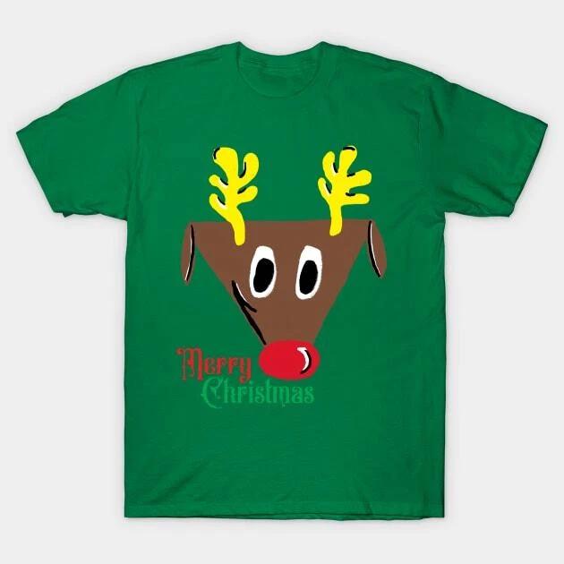 Rudolph Wishes a Merry Christmas Made in Australia T-Shirt 2XL