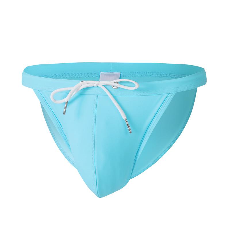 

Новые мужские плавки: Элегантный пояс, формирующий треугольный дизайн - Европейская и американская мода. XXL небесно-голубой