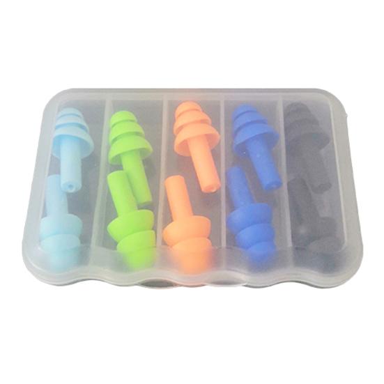 5 paare/satz Ohrstöpsel Wiederverwendbare Flexible Weihnachten Baum Form Frauen Männer Schützende Weiche Ohrstöpsel Haushalts Liefert