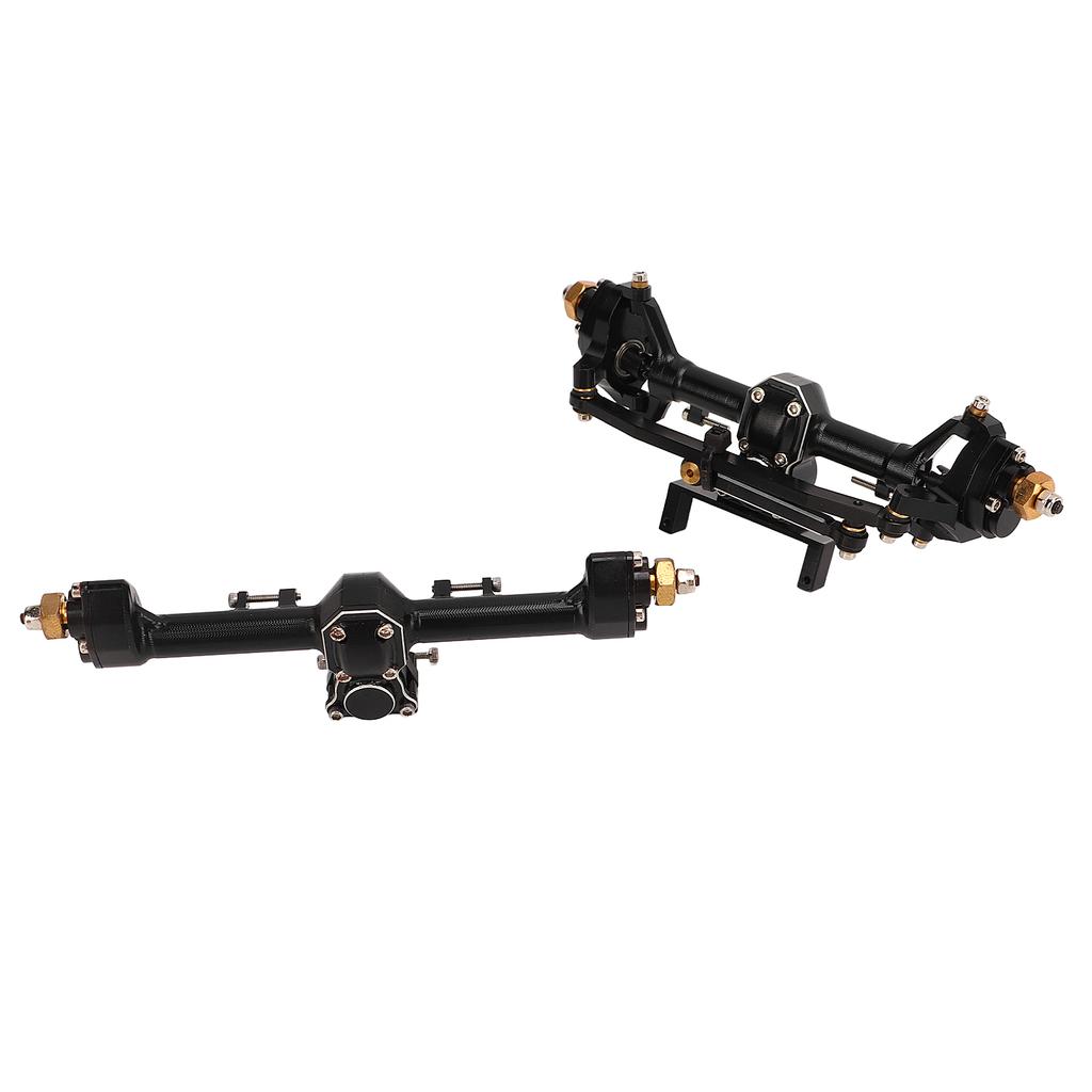 RC Front Rear Axle Assembly CNC Machined Hardened Steel Aluminum Alloy RC Front Rear   Axle for   SCX24 1Celsius24
