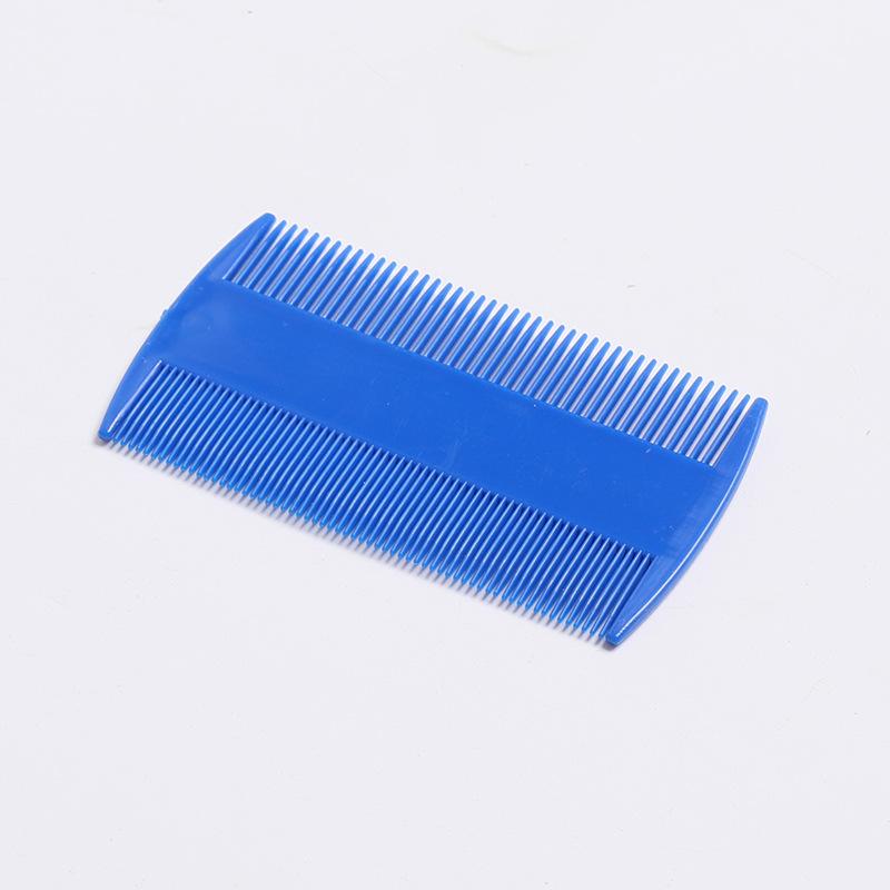 Double-sided Plastic Comb, Household Fine-toothed Louse Comb, Pet Flea Comb, Dandruff Removal and Cleaning Comb