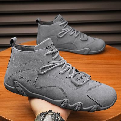 New Men's Boots Non-slip Wear-resistant Work Shoes Comfortable Cool Motorcycle Boots Thickened Warm Casual Shoes Men's Shoes