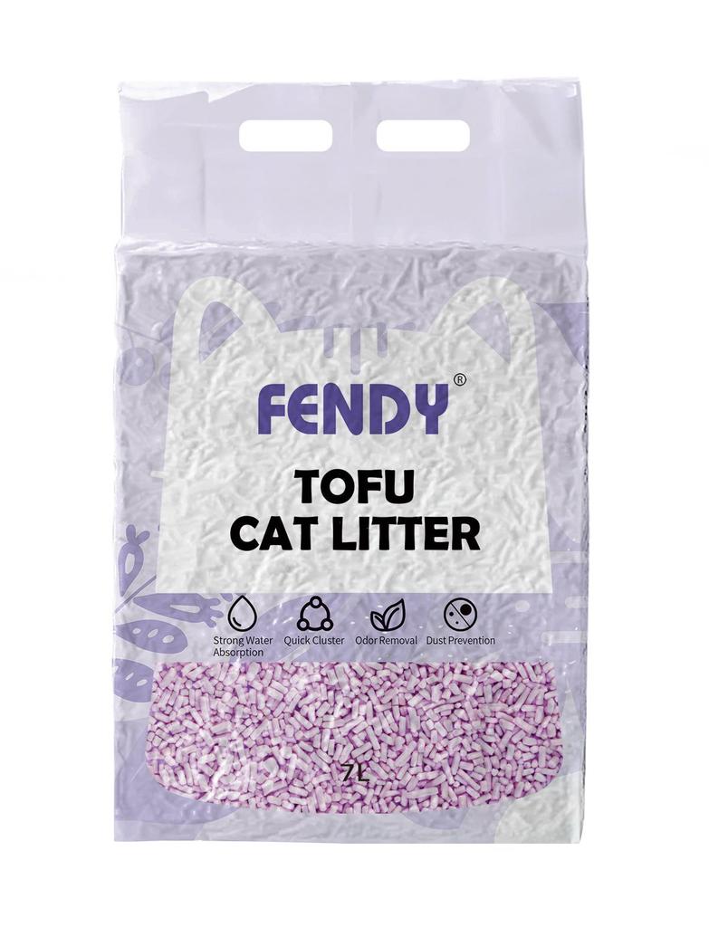 Tofu Plant-Based Cat Litter - Odor Control, Low Dust, Clumping, Milk Scent