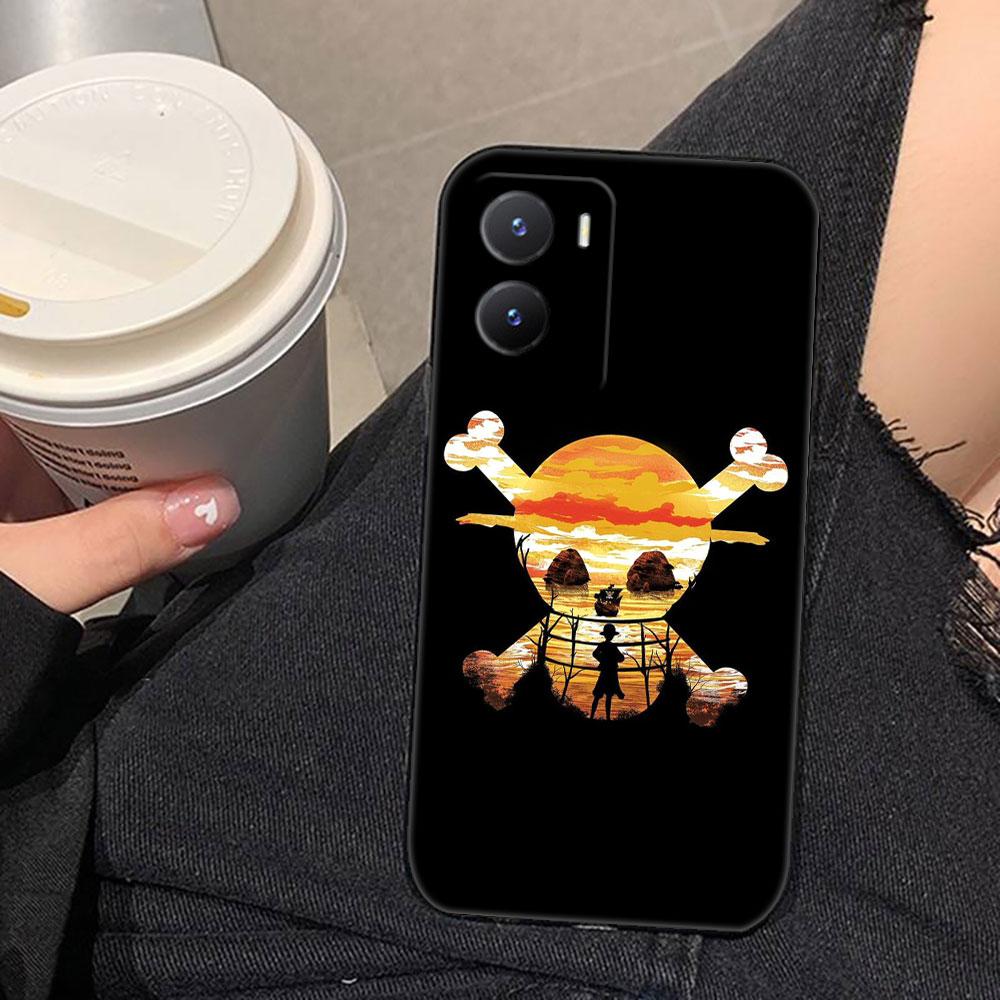 One Piece Luffy Logo Hat Phone Case For VIVO V60 V50 V40 LITE S1 V17 V20 SE V21 V23 V23E V25 V25E V27 V27E V29 V29E V30 Case
