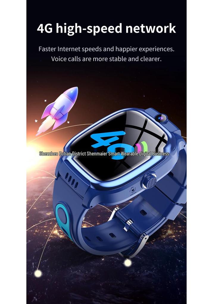 Y88 Kids 4G Smart Watch: Large Screen, Video, WiFi, Waterproof, Multi-language, GPS